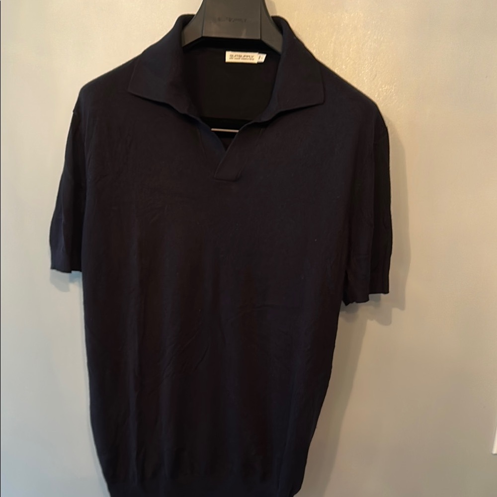 Suitsupply Men's Polo Shirt - Blue
